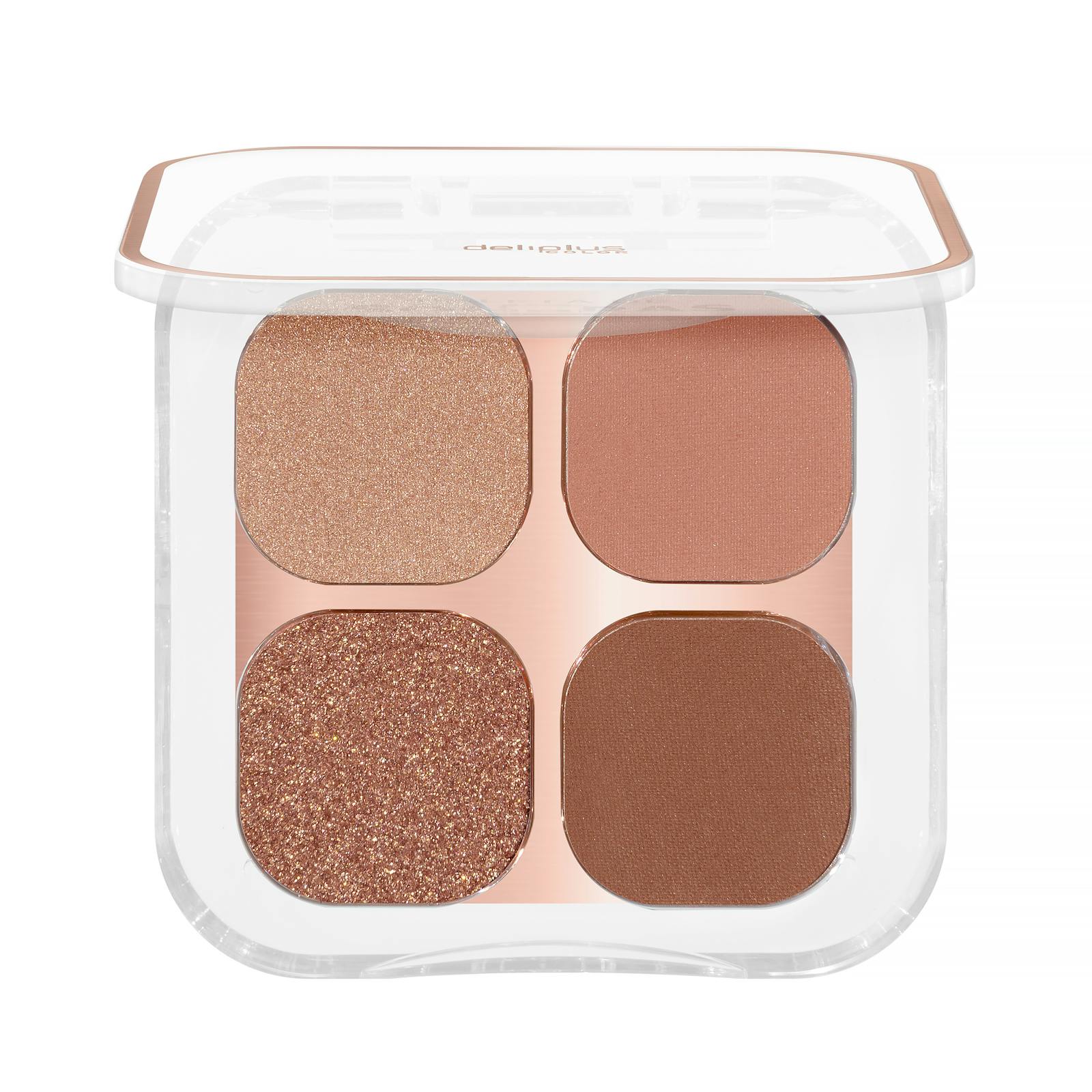Palette de 10 fards à paupières roses Deliplus