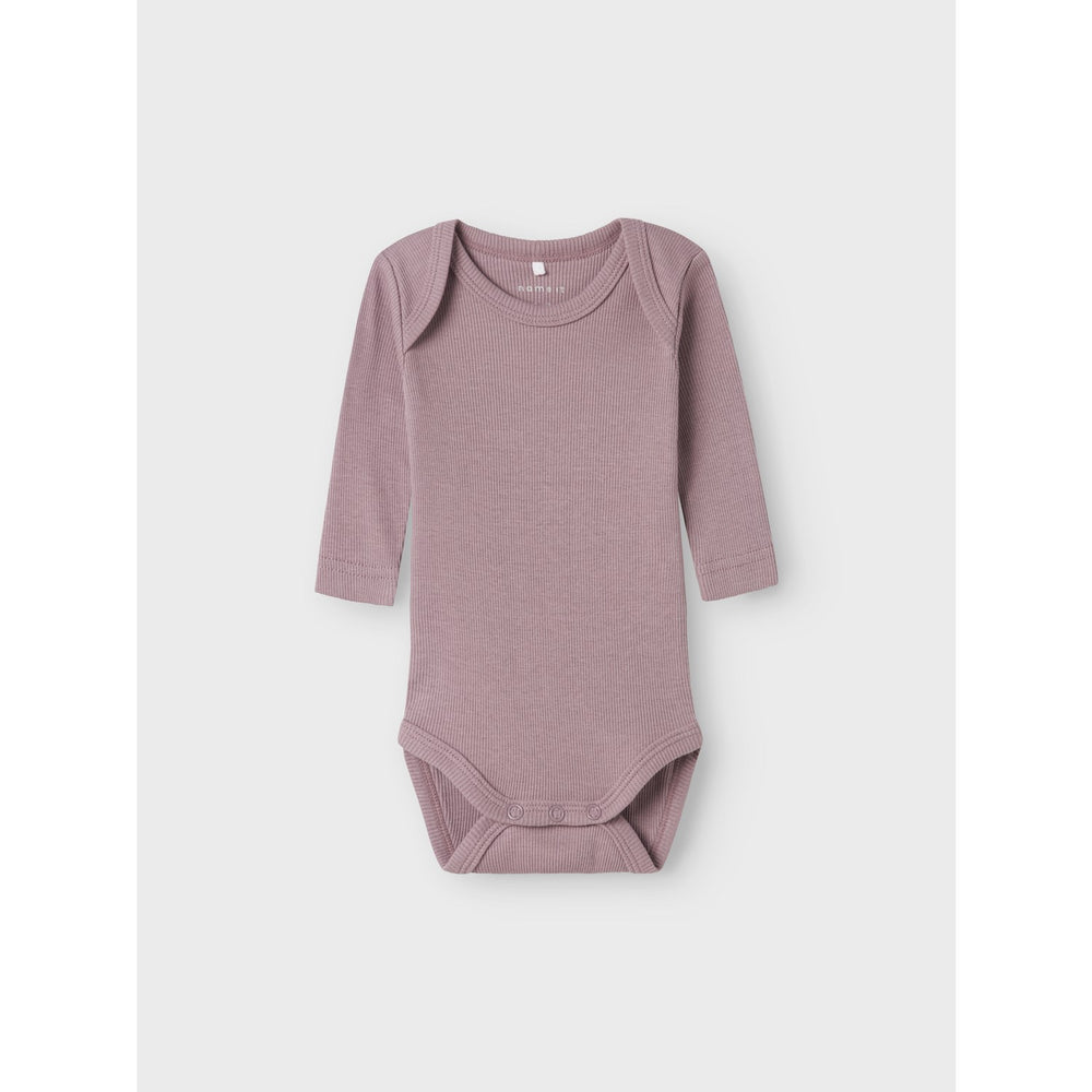 Køb Name It Keepsake Lilac Body 3-pak Solid Rib