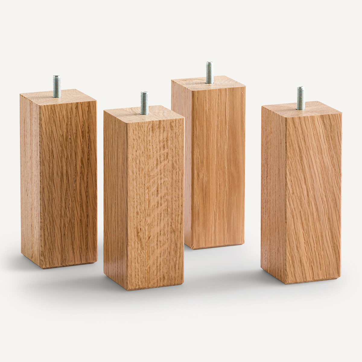 AM.PM<br>Conjunto de 4 pés quadrados para base de cama, Haquin