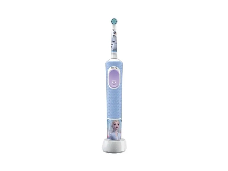 Oral-B Pro Kids, Barn, Roterende, pulserende tandbørste, Daglig pleje, Super sensitive, Lyse Blå, Batteri, Indbygget batteri