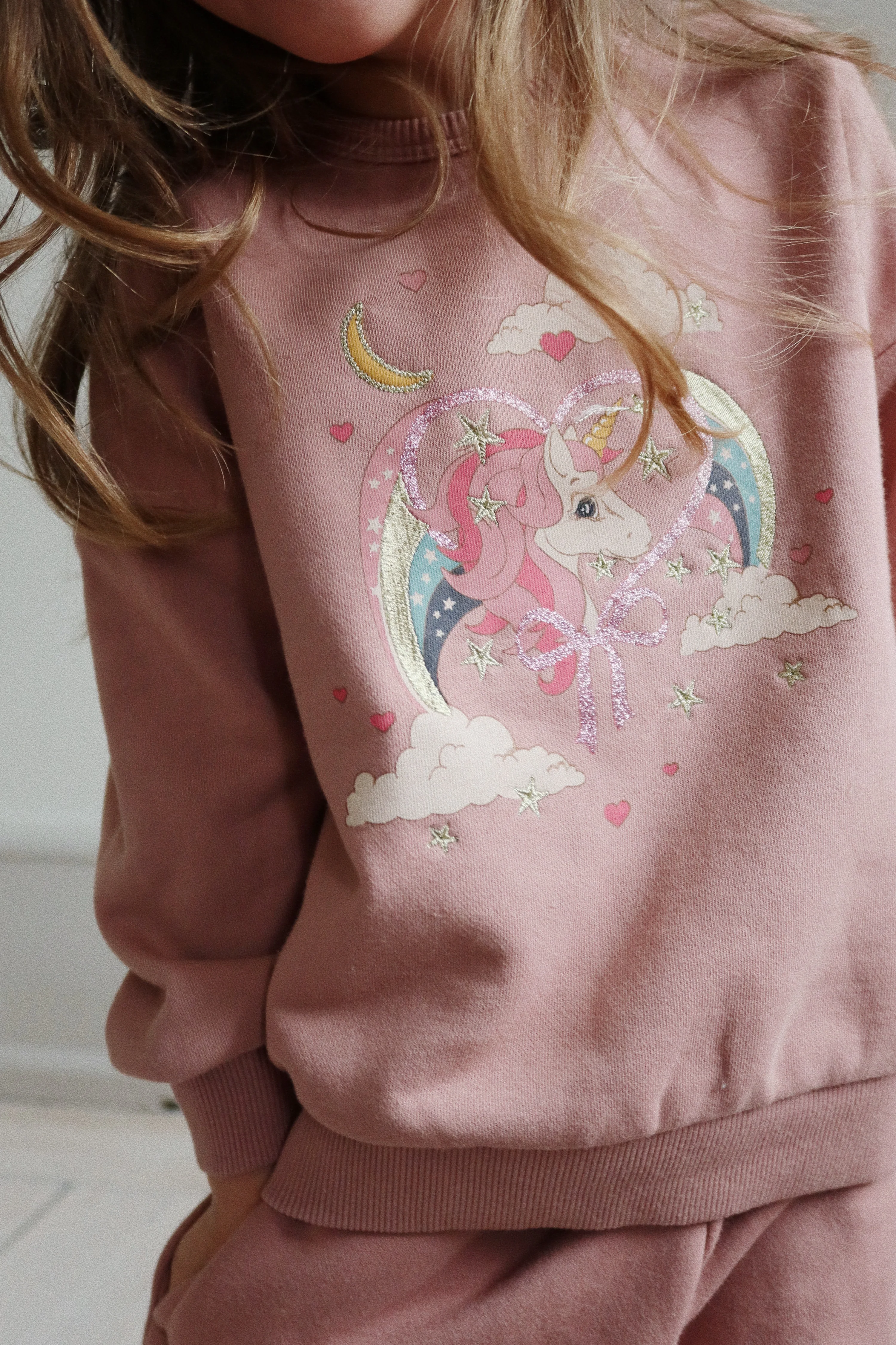 LOU SWEATSHIRT - MAHOGANY ROSE - 6M