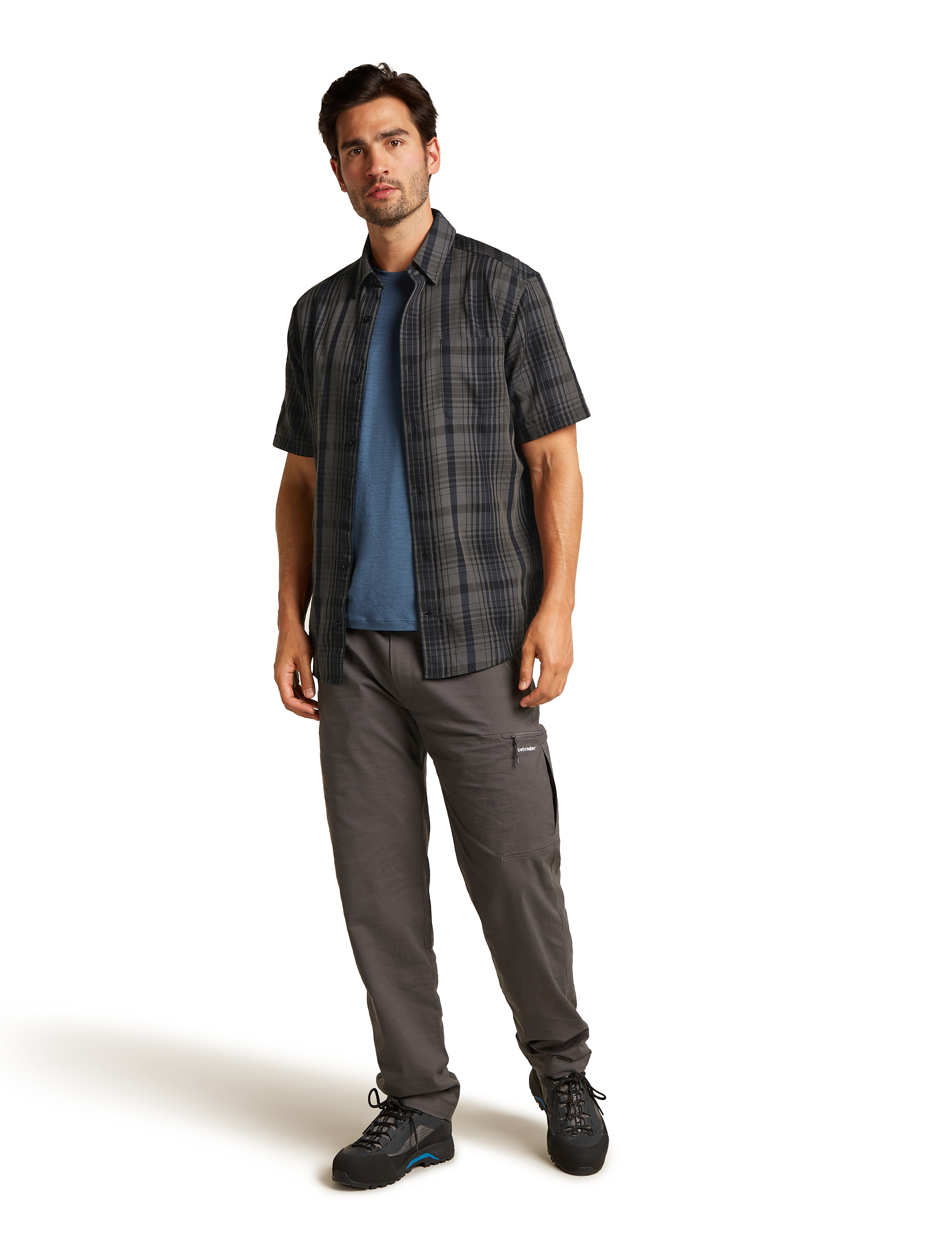 M Merino 125 Cool-Lite Steveston SS Shirt Plaid