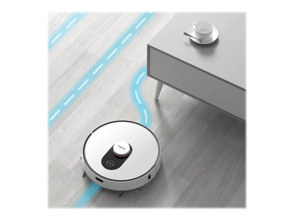 [OUTLET] - Xiaomi Roidmi Eve Plus - Hvid - 2700Pa sugestyrke- 5200 mAh batteri - Driftstid (max) 250 min - Med moppe funktion - Automatisk tømmestation - Appstyrret - Smart Home Kompatibel