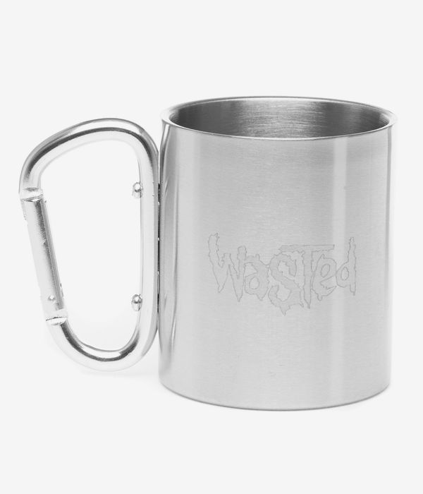 Wasted Paris Camping Mug Blind Tasse (silver)