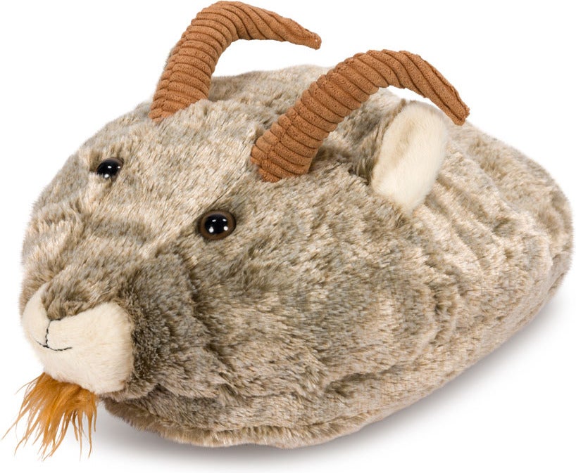 Noxxiez voetenwarmer geit bruin onesize