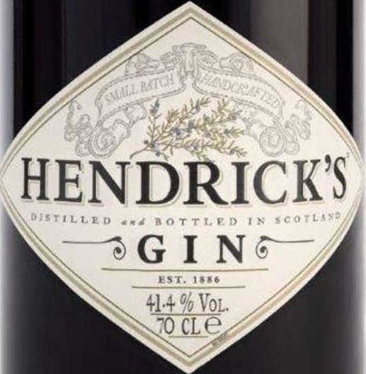 Gin - Genièvre - Hendricks - Hendrick's Gin