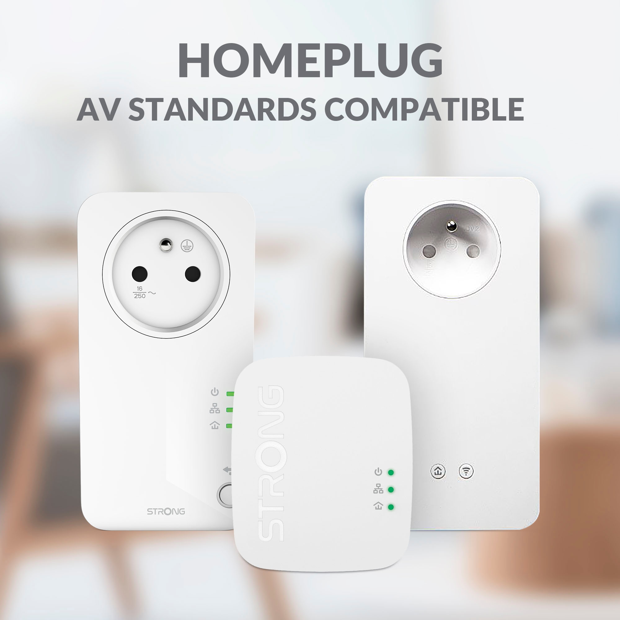 Strong Reichweitenverstärker »Powerline MINI WiFi 1000 Mbit/s Set (2 Einheiten)«