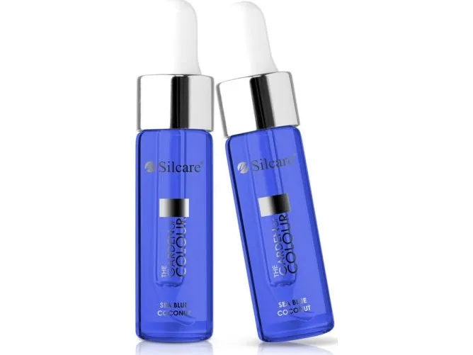 SILCARE_The Garden of Colour Regenerating Cuticle and Nail Oil Coconut Sea Blue 15ml
