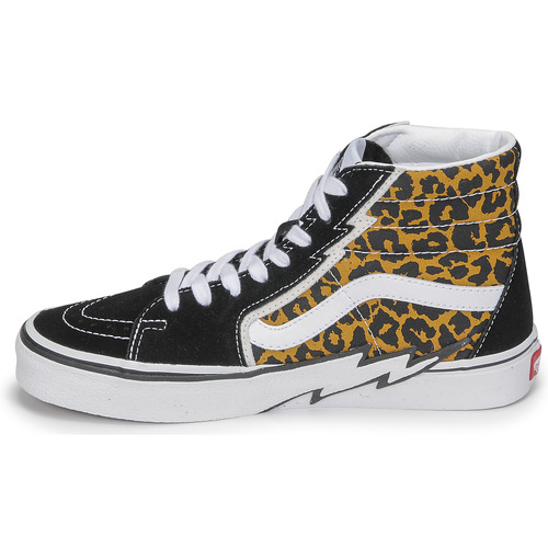 Vans - UA SK8-HI BOLT - Noir / Léopard