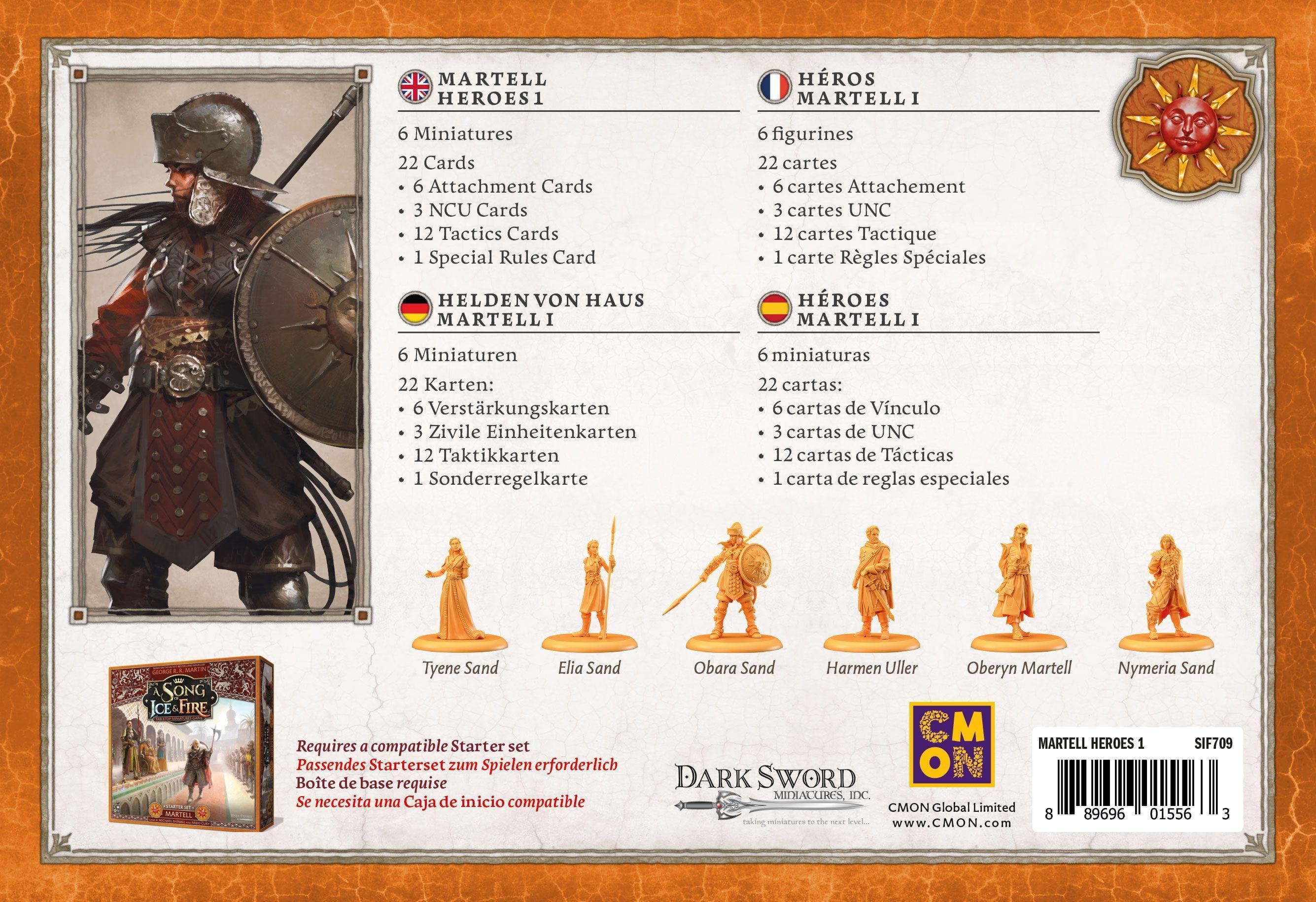 A Song of Ice & Fire  Martell Heroes 1 (Helden von Haus Martell 1)