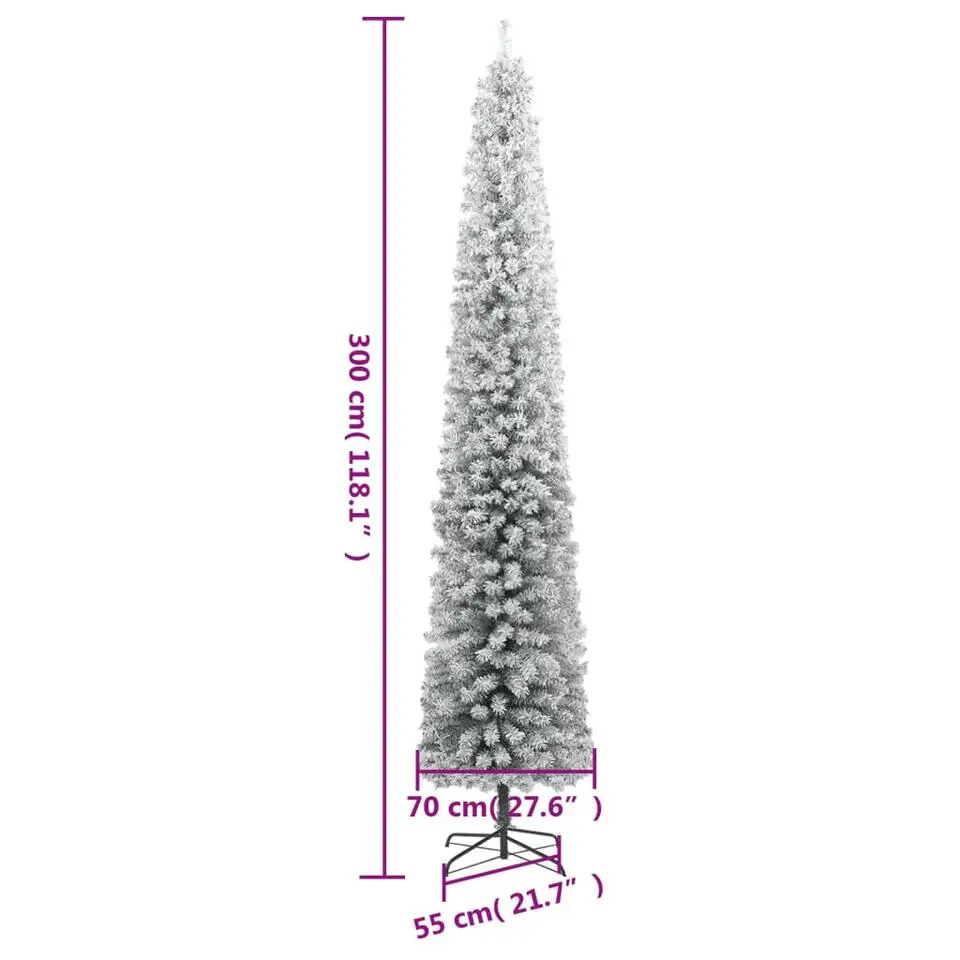 vidaXL - Kunstkerstboom - Wit - 300 cm