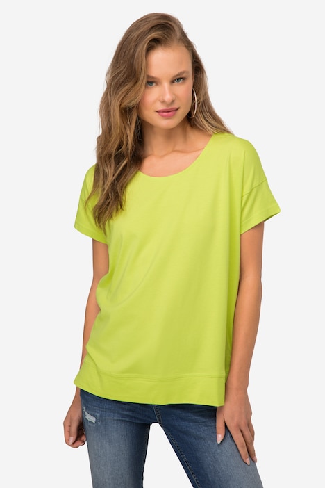 T-Shirt, oversized, Rundhals, Halbarm