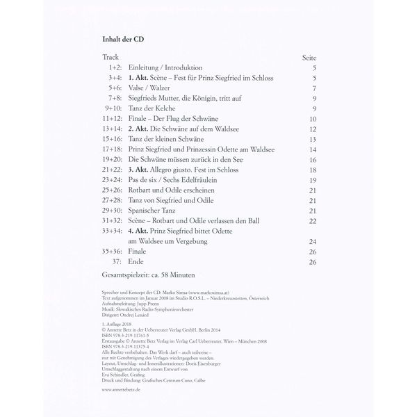 Annette Betz Verlag Schwanensee