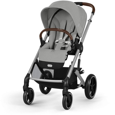 Cybex BALIOS S Lux Duovogn inkl. Beemoo Route i-Size & Base, Stone Grey/Black Stone