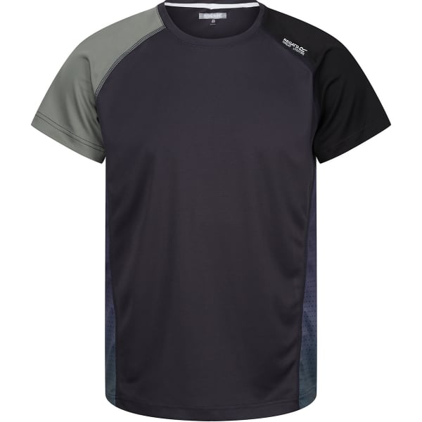 T-shirt randonnée REGATTA CORBALLIS ASH/ARGAVE GREEN/BLACK