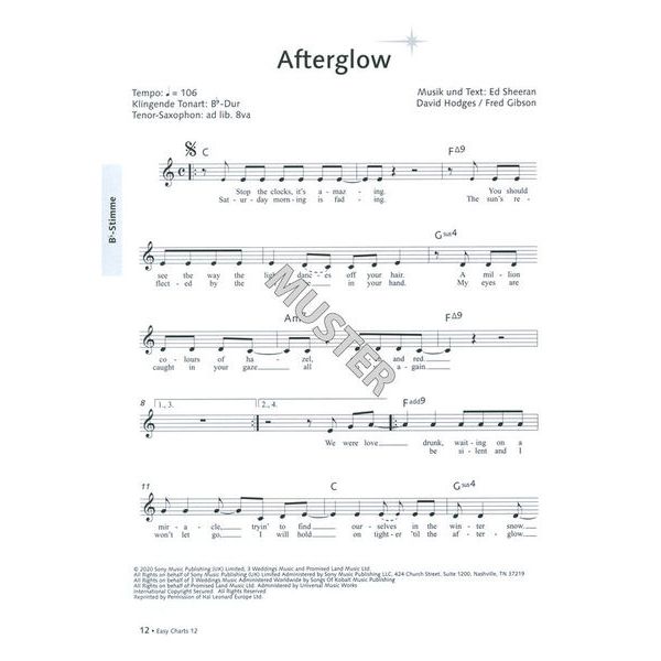 Music Factory Easy Charts Play-Along 12