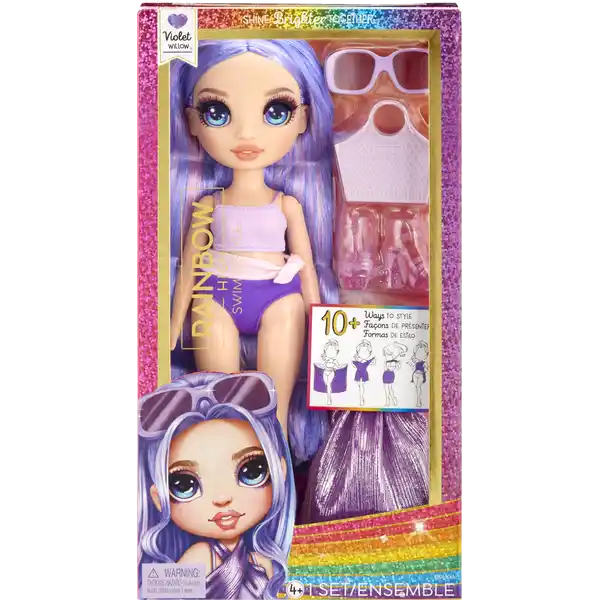 Rainbow High Swim & Style Fashion Puppe - Violet (Purple)