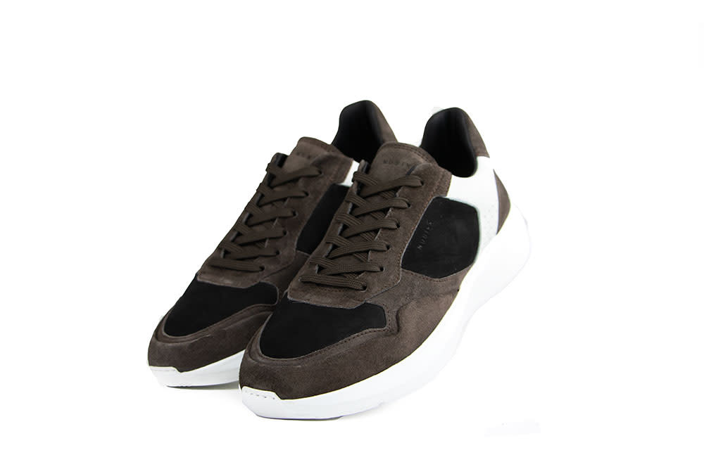 Nubikk Sneakers Rocky Road Wave Dark Grey Suede Black