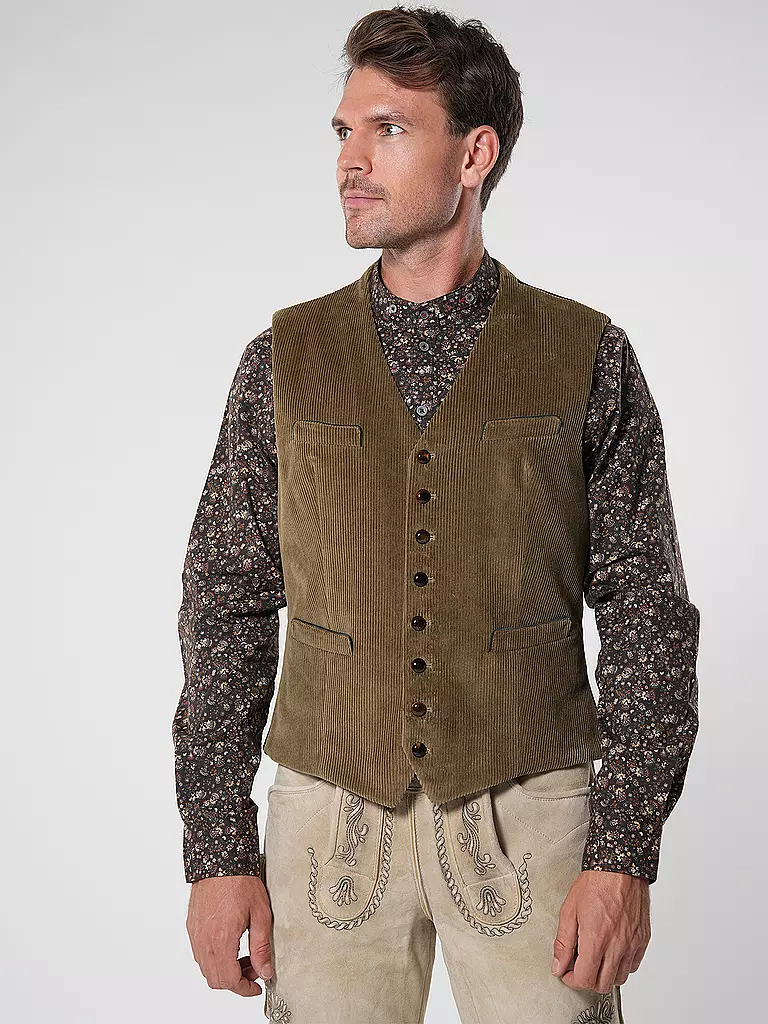 GOTTSEIDANK Trachtengilet ELIAS  olive