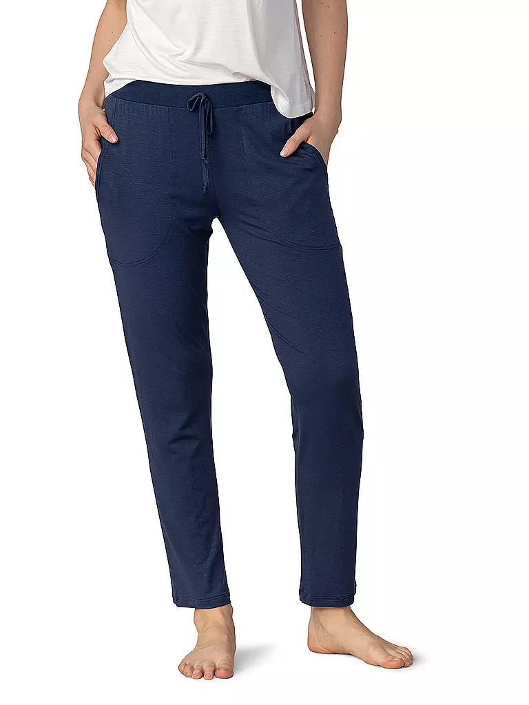 MEY Loungewear Hose VIVIANA dunkelblau