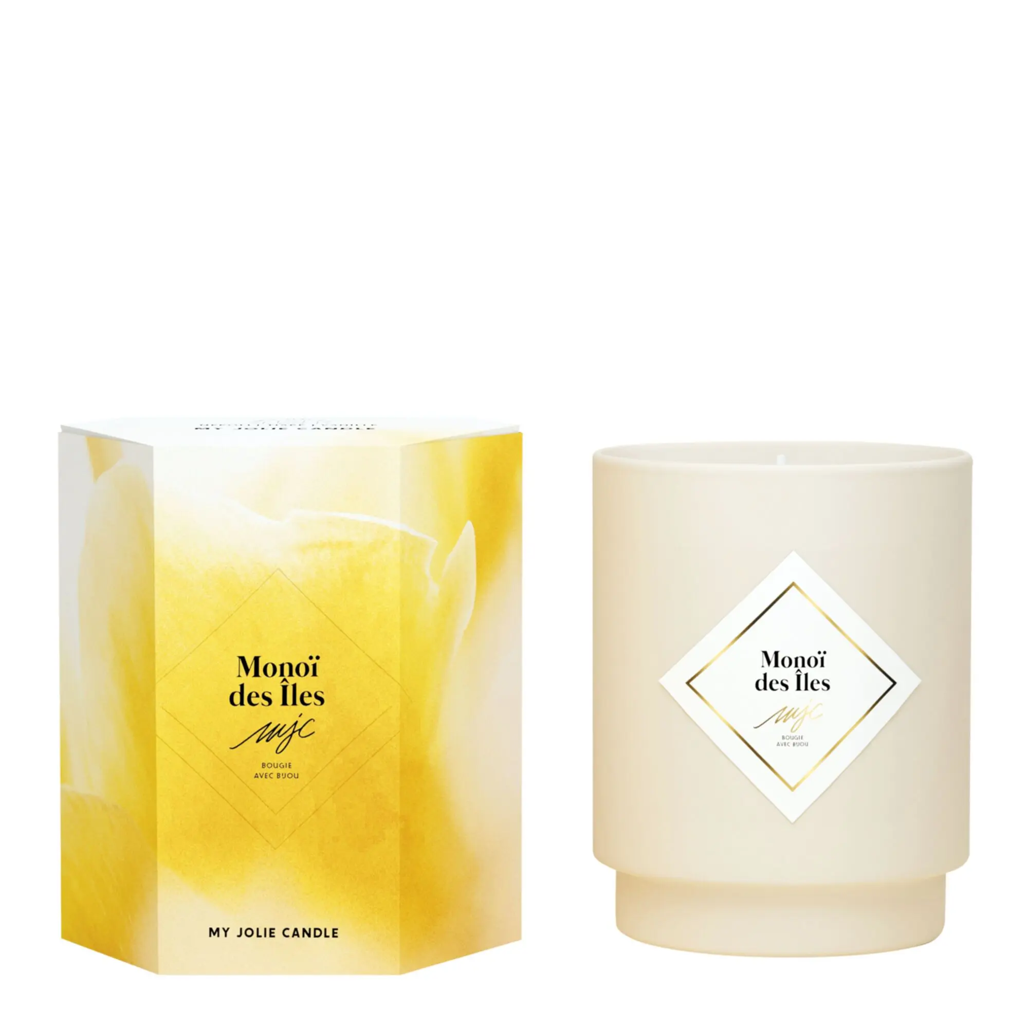 My Jolie Candle - Bougie Parfumée avec Bijou Monoï des Îles- Bougie
