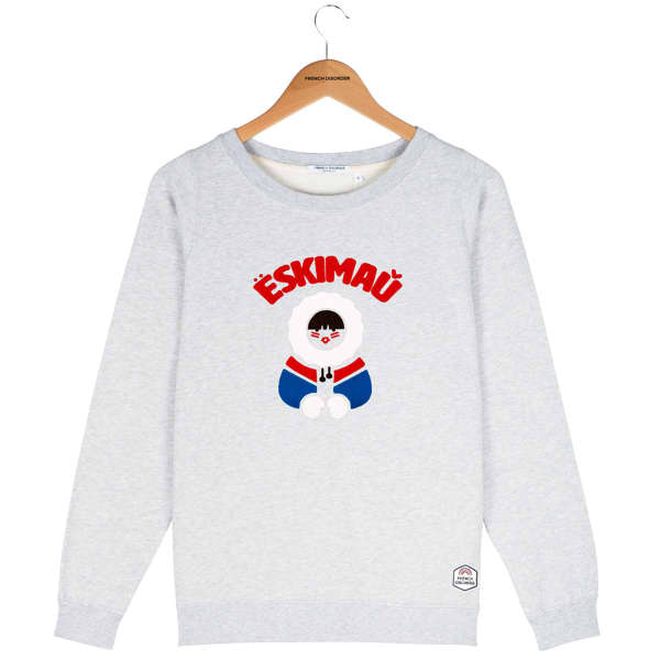 Sweatshirt FRENCH DISORDER MARLON ESKIMAU W HEATHER GREY