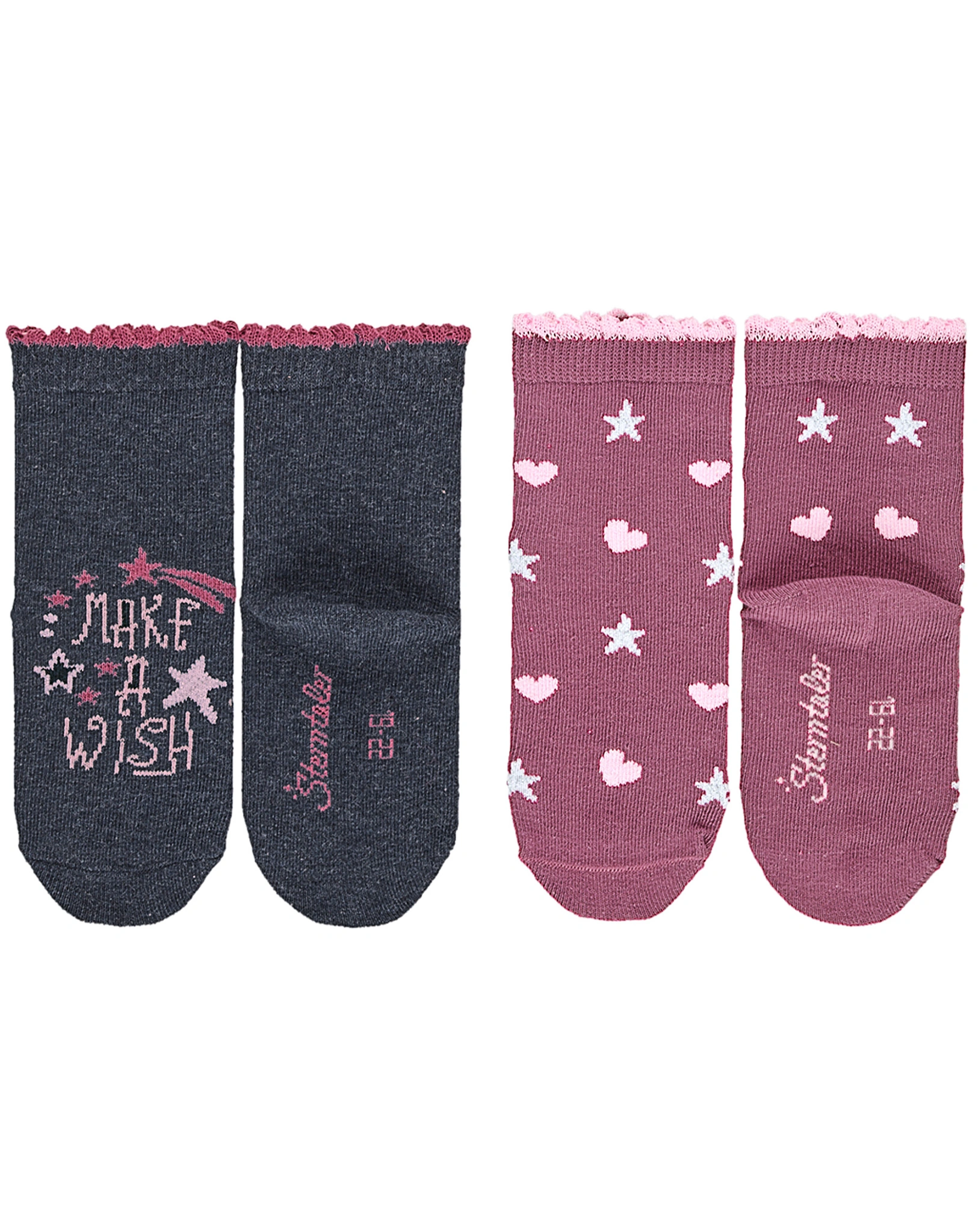Socken MAKE A WISH 5er-Pack in pink