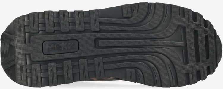 Mexx - Juju Humper - Leren Sneakers - Zwart - Brons - Panter