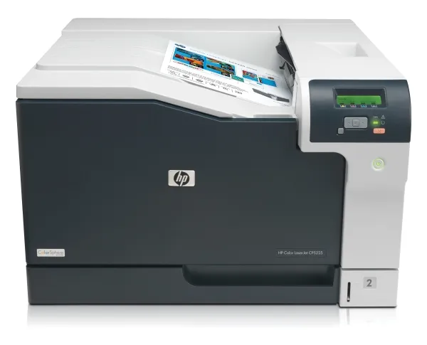 HP Color LaserJet Professional CP5225n - Printer - farve - laser - A3 - 600 dpi - op til 20 spm (mono) / op til 20 spm (farve) - kapacitet: 350 ark - USB, LAN