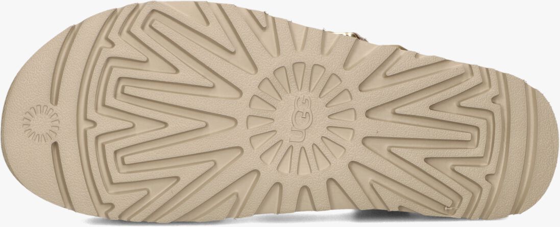 beige ugg platte sandalen w goldenstar villa