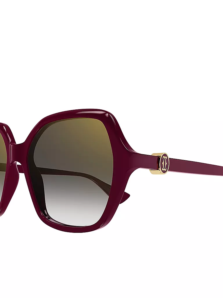 CARTIER Sonnenbrille CT0470S dunkelrot