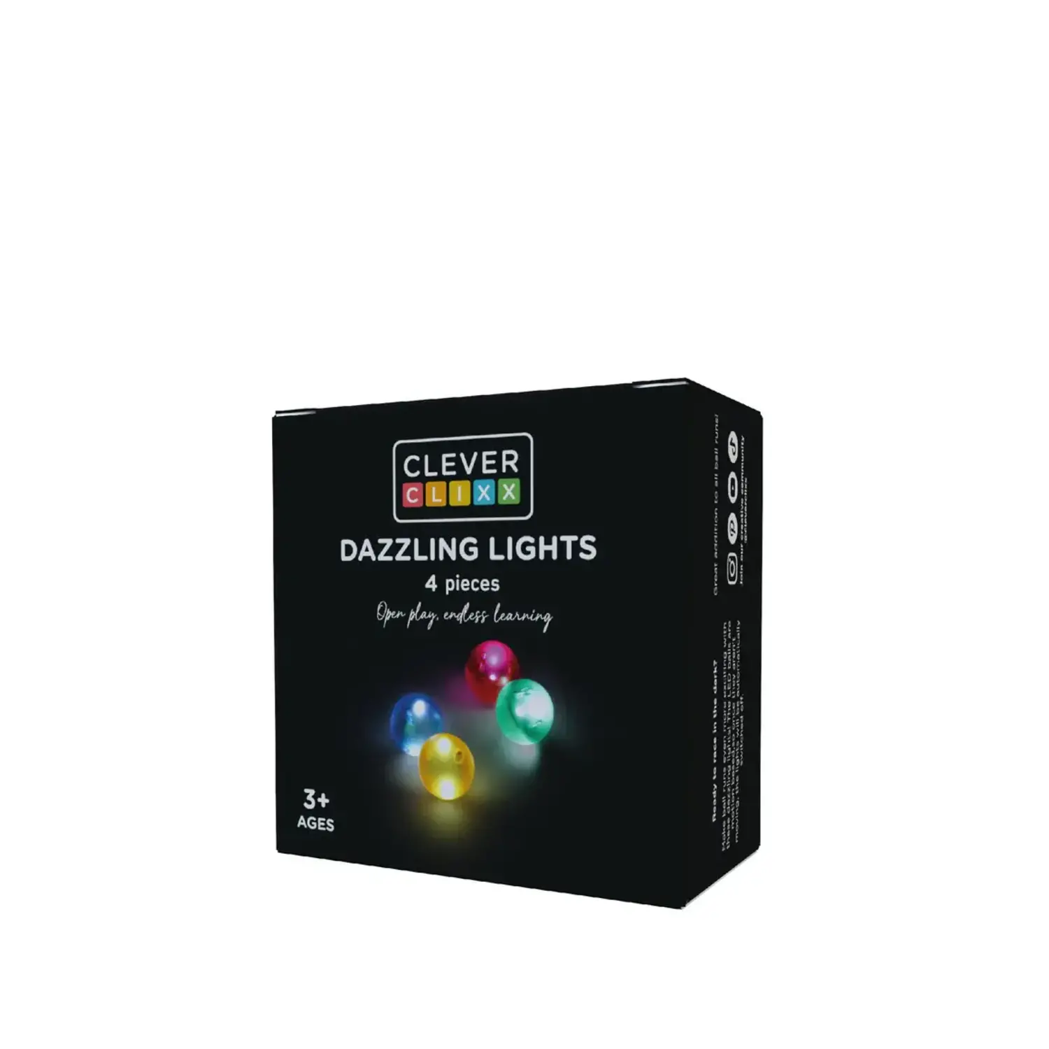 Cleverclixx | Balls Pack Dazzling Lights | 4 Stuks