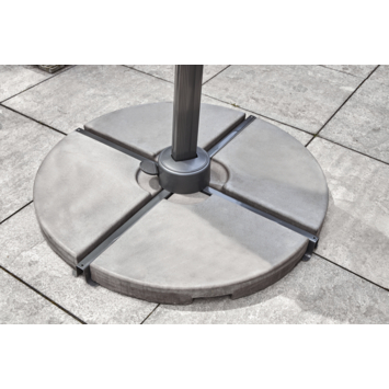 Parasoltegel voor Zweefparasol Antraciet - 25 kg