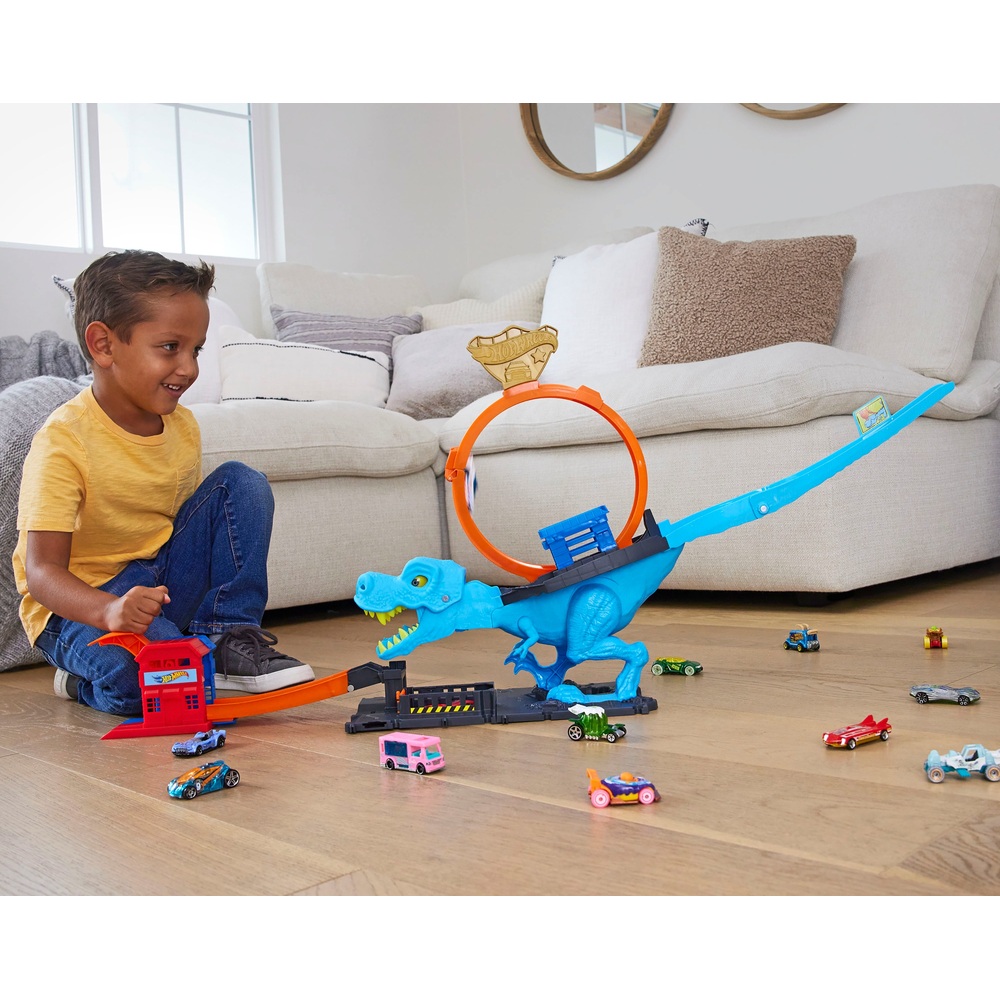 Hot Wheels City T-Rex Chomp Down Spielset