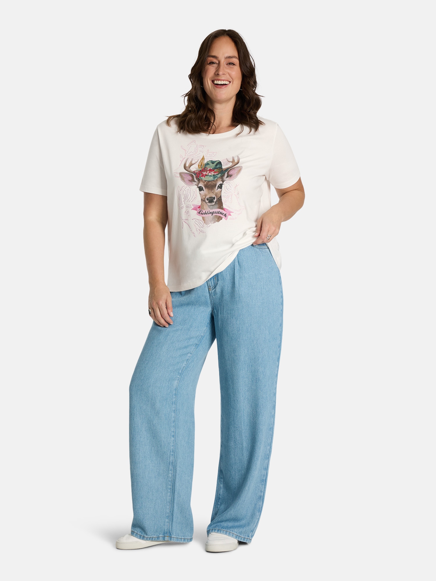 Lieblingsstück Rundhalsshirt »Cara«, mit Frontprint