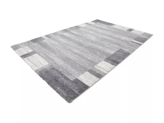 Tapis 150x80cm, design F005G coloris argent - Confort et élégance pour votre intérieur