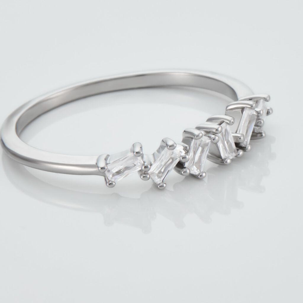 Bague Adonia Argent Blanc Oxyde De Zirconium