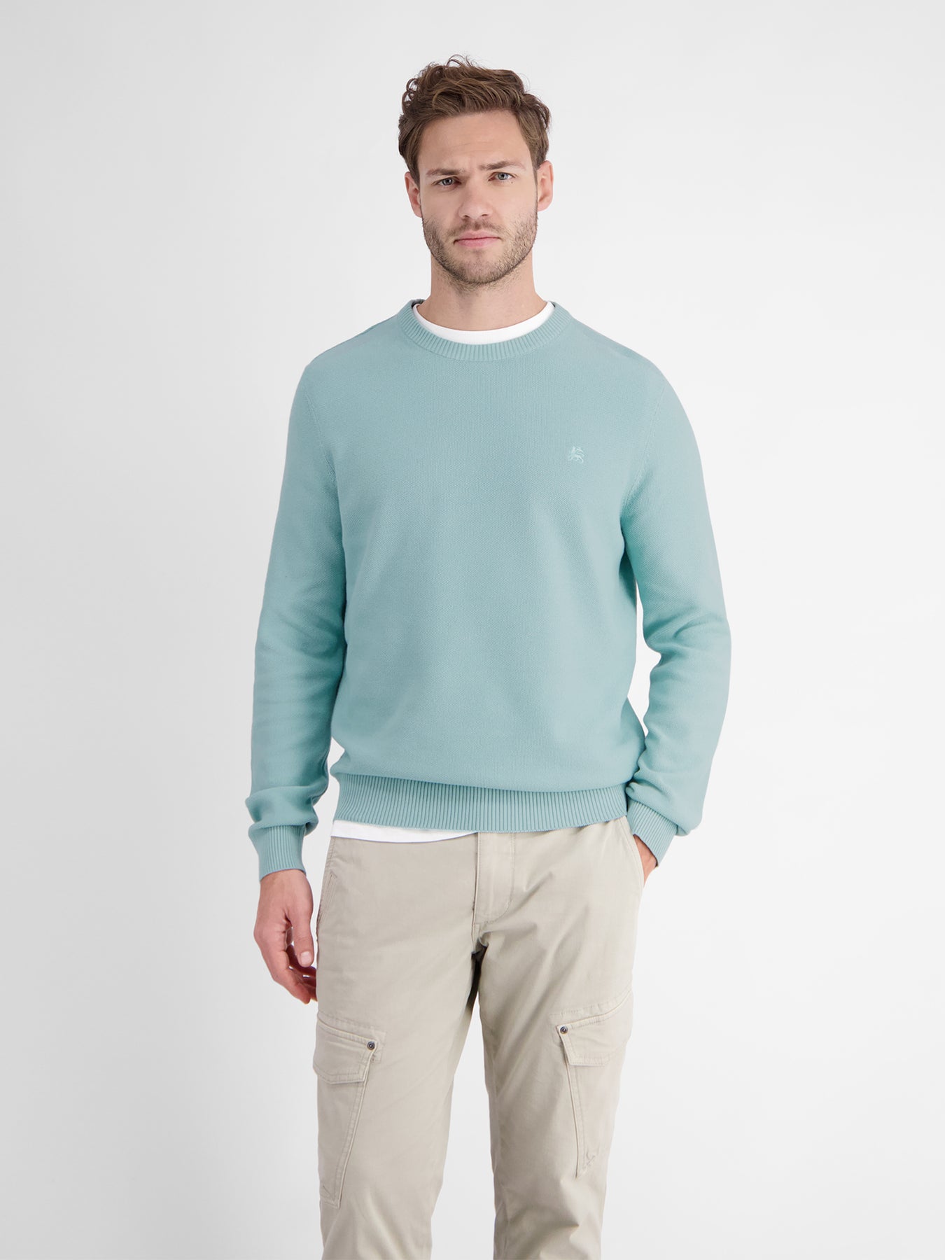 Crewneck-Strickpullover für Herren