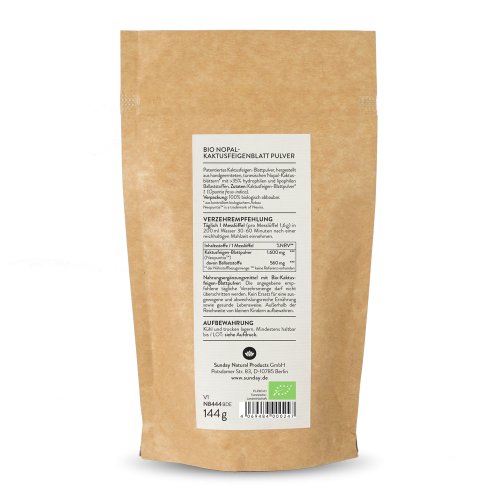 Sunday Natural Products  NEOPUNTIA ™PULVER AFTER MEAL