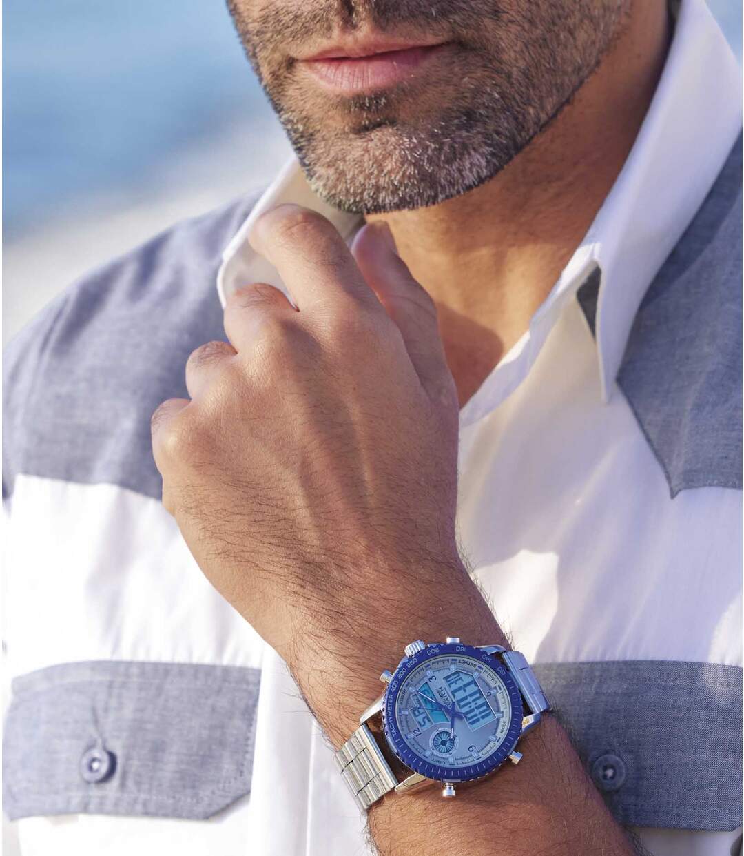 Montre Chrono Double Affichage