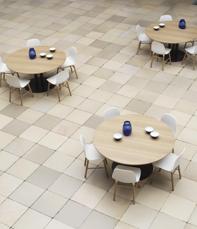 Normann Copenhagen Scala salontafel 130 wit marmer