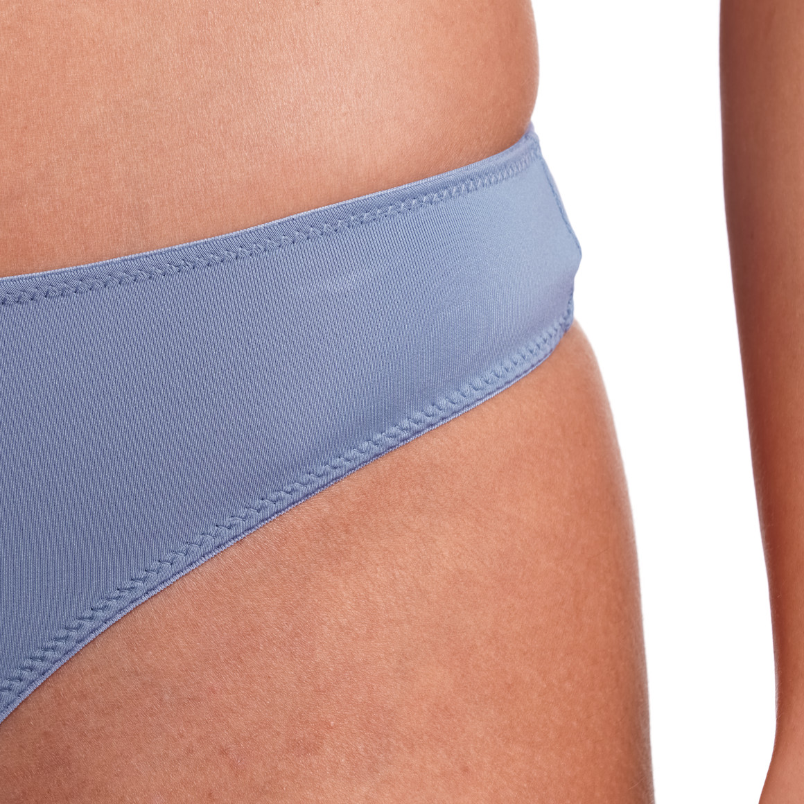 Gina Benotti 3 Damen Strings aus Mikrofaser hellblau / blau / rosa
