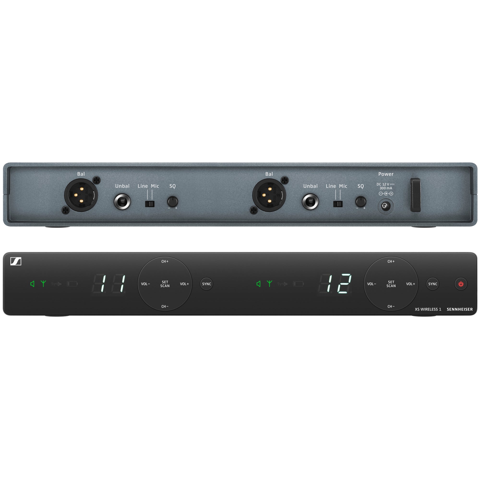 Sennheiser EM-XSW 1 DUAL-E ontvanger (821-832/863-865 MHz)