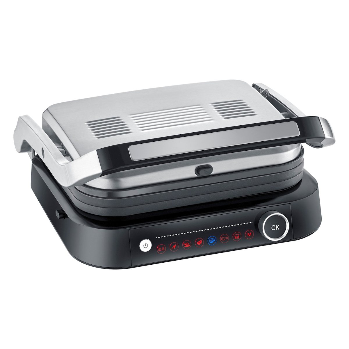 Severin Panini grill 2000 watt Steel/Black