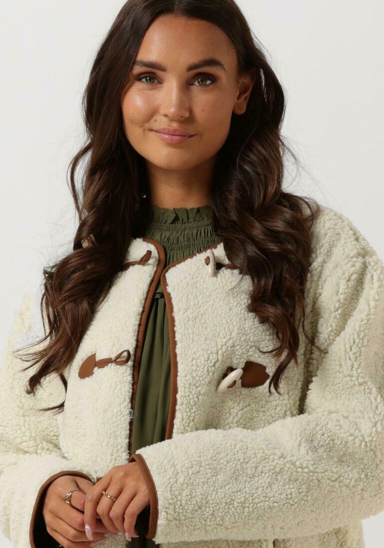 SCOTCH & SODA gebroken wit scotch & soda jack short teddy jacket
