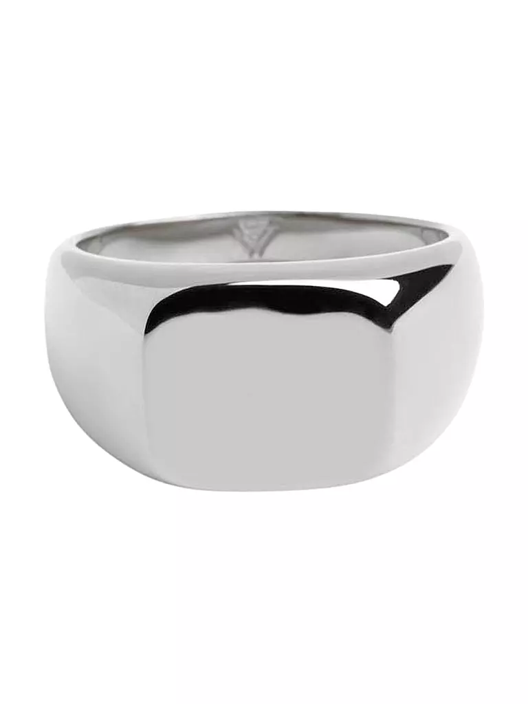 WARPEDSENSE Ring ROUNDED SIGNET silber