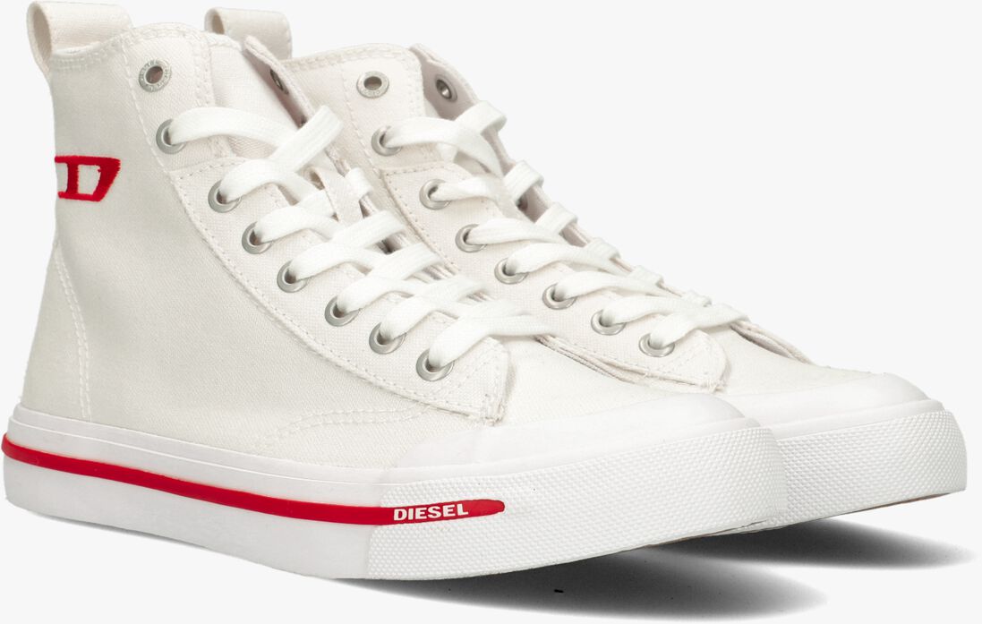 DIESEL witte diesel hoge sneaker s-athos mid dames
