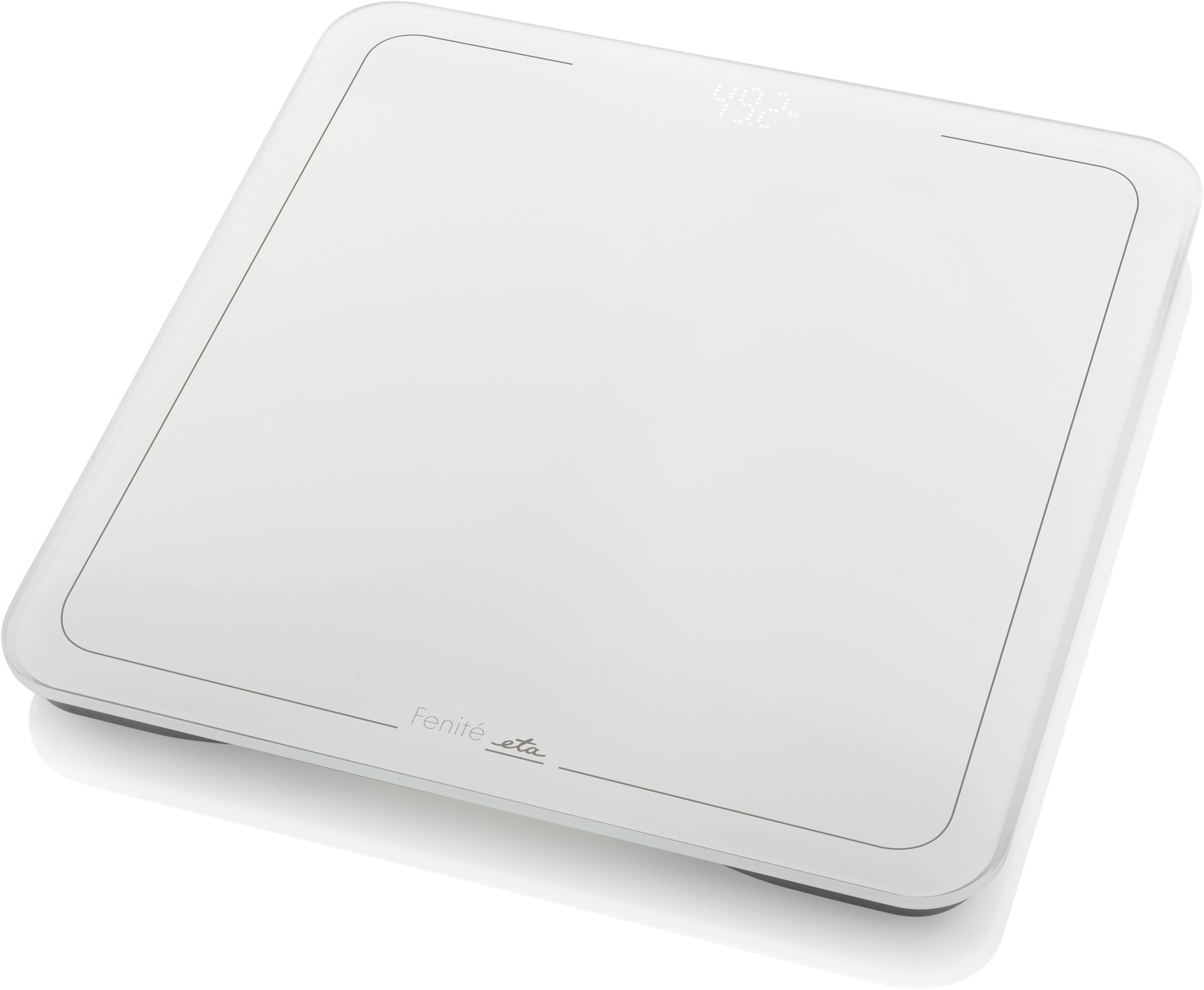 eta Personenwaage »FENITÉ« Kapazität bis 180 kg, Standfläche aus Glas, LED-Display