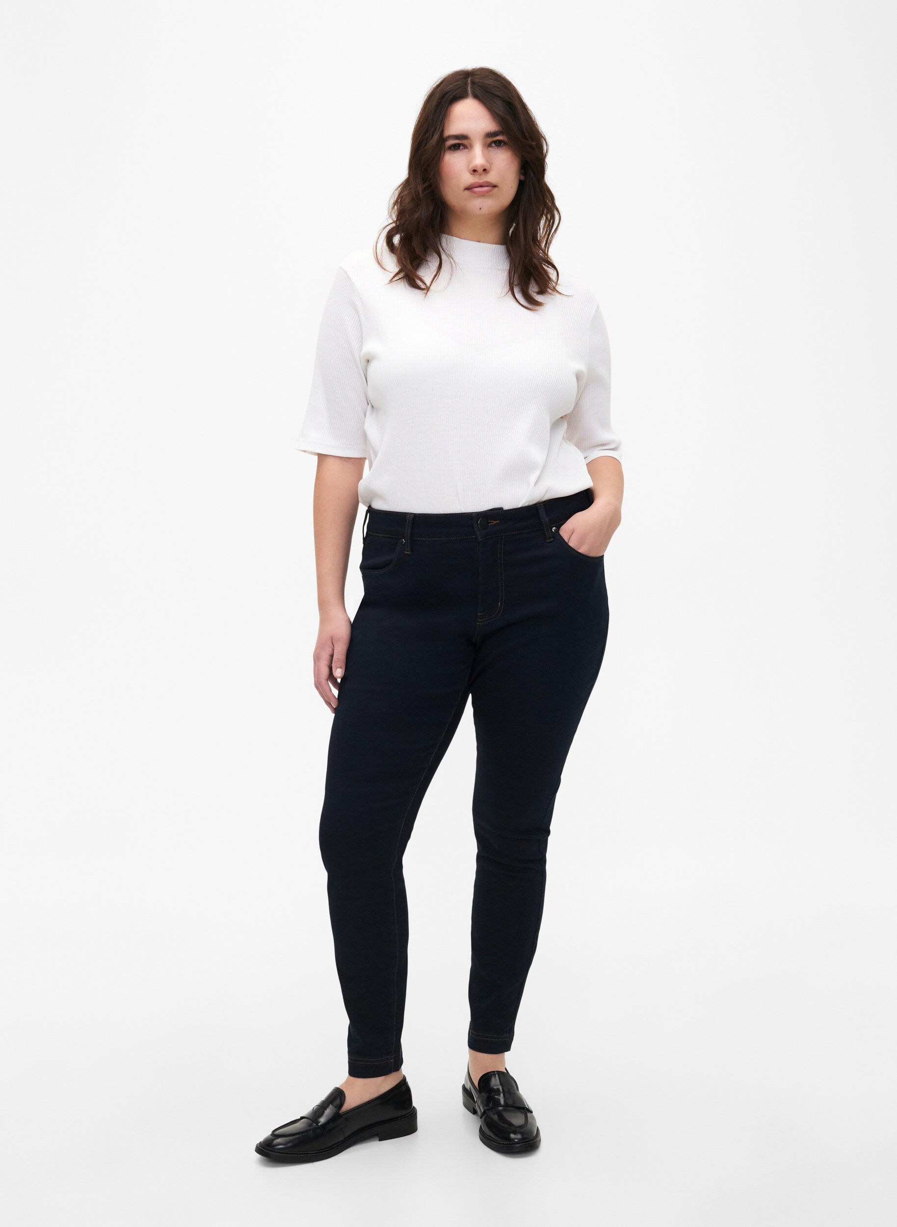 Viona jeans med regulær talje