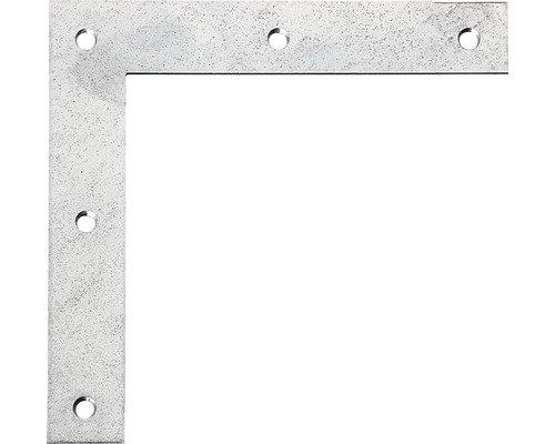 Hoekbeugel vierkant 120x120x20 mm, sendzimir verzinkt, 1 stuk
